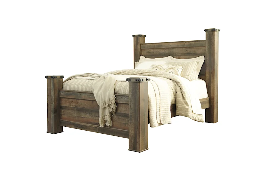 Trinell Queen Poster Bed by Signature Design by Ashley at Value City Furniture