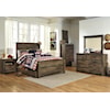 Signature Design by Ashley Trinell Full Panel Bed w/ Under Bed Storage/Trundle
