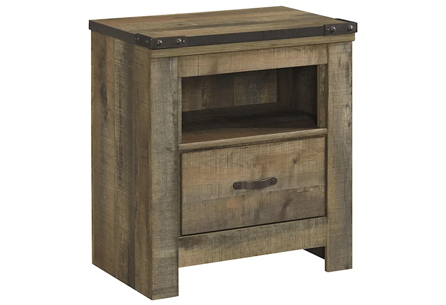 Trinell 1-Drawer Nightstand by Signature Design by Ashley at Furniture Fair - North Carolina