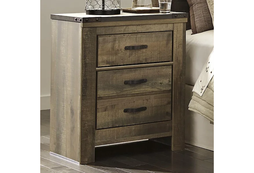 Trinell 2-Drawer Nightstand by Signature Design by Ashley at Royal Furniture