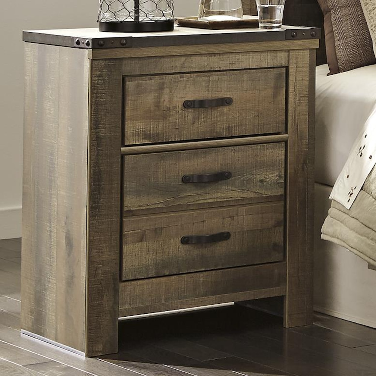 Ashley Furniture Signature Design Trinell 2-Drawer Nightstand