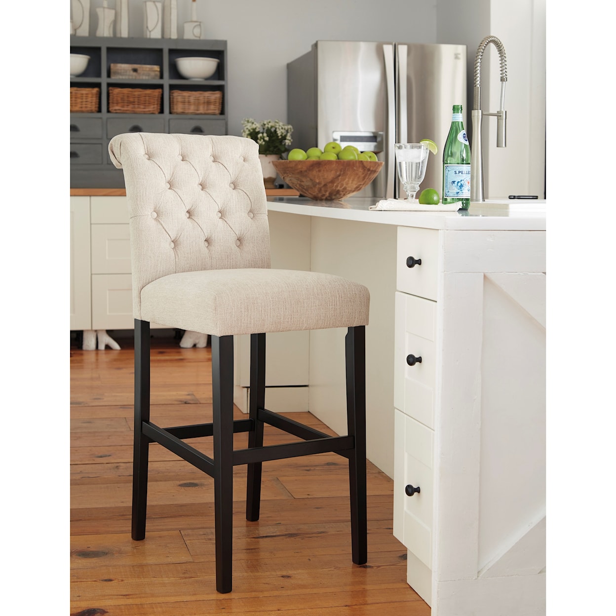 Signature Design by Ashley Tripton Tall Upholstered Barstool