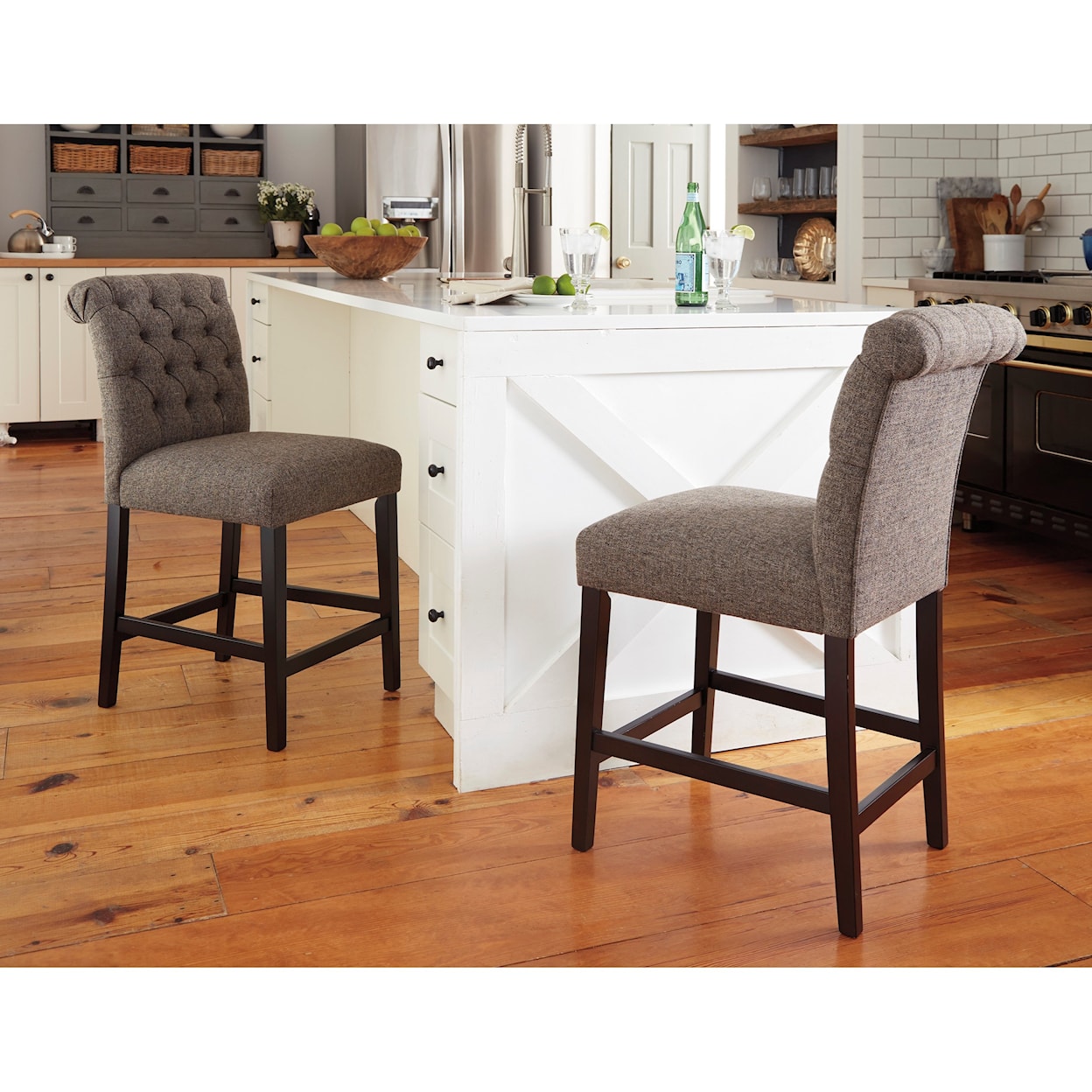 Signature Design by Ashley Tripton Upholstered Barstool