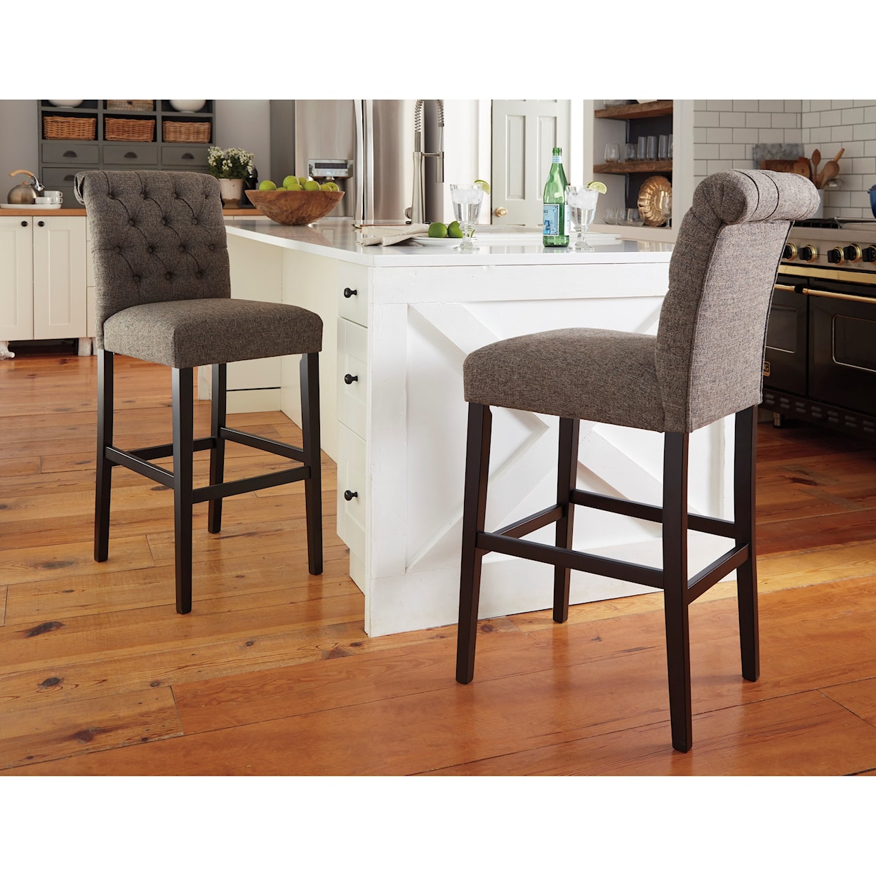 Ashley Furniture Signature Design Tripton Tall Upholstered Barstool
