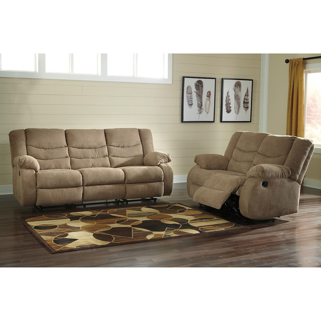Ashley Furniture Signature Design Tulen Reclining Living Room Group