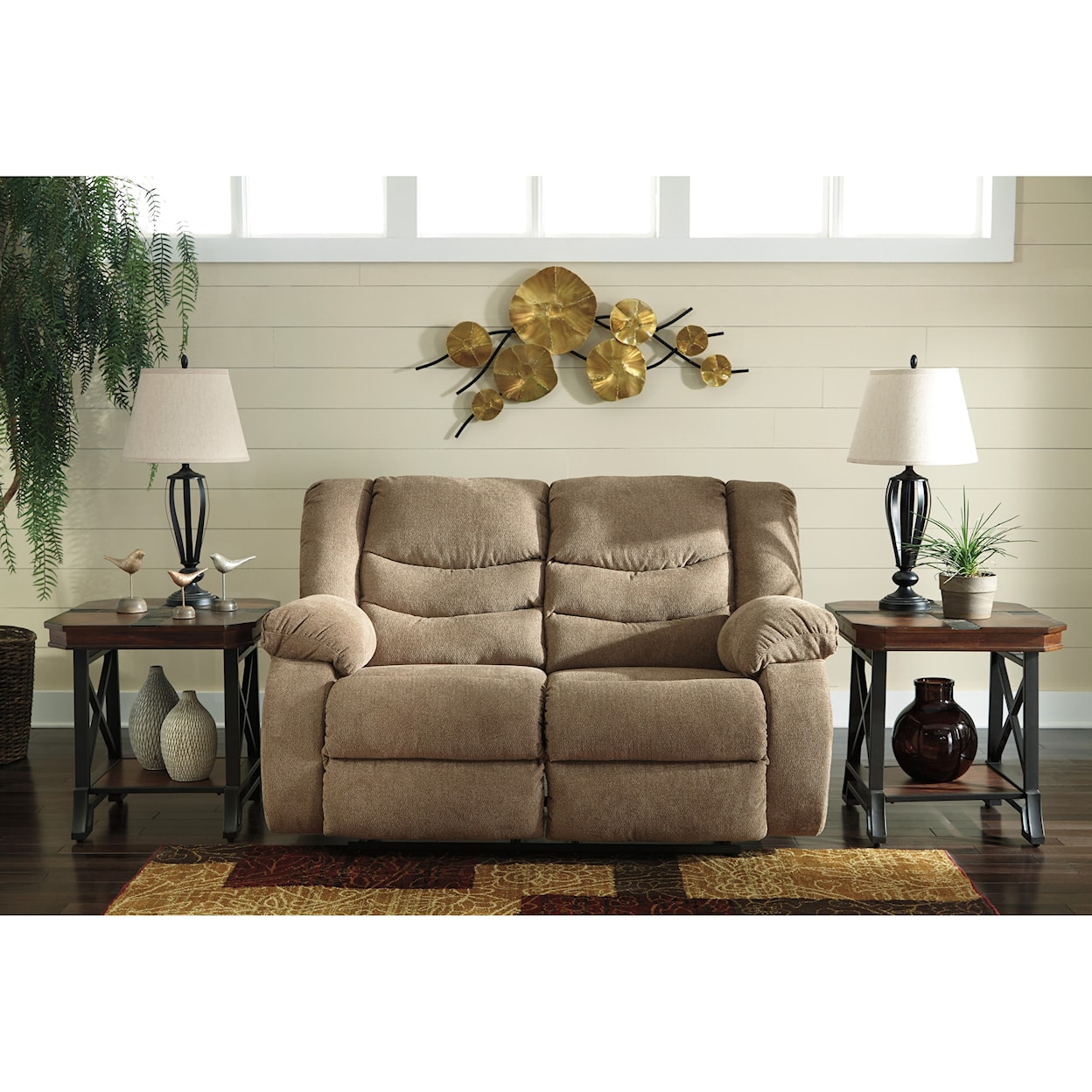 Signature Design by Ashley Furniture Tulen Reclining Loveseat