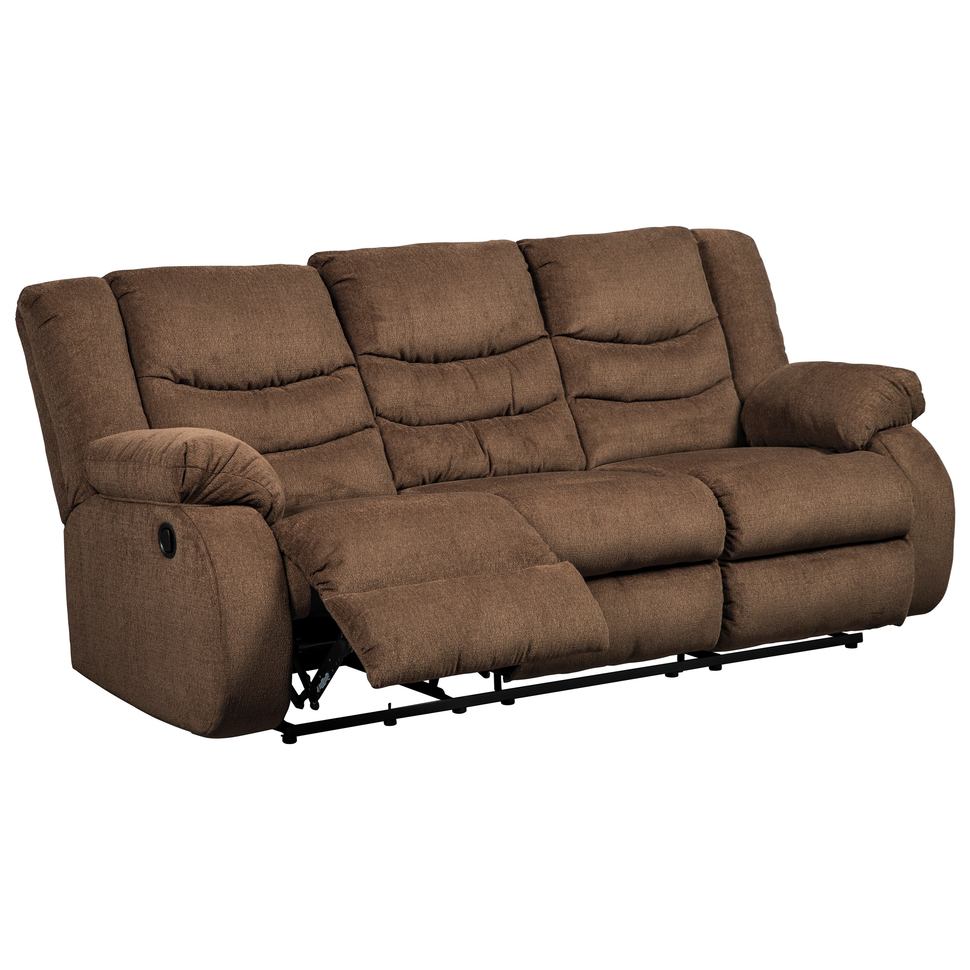 Tulen reclining deals sofa chocolate