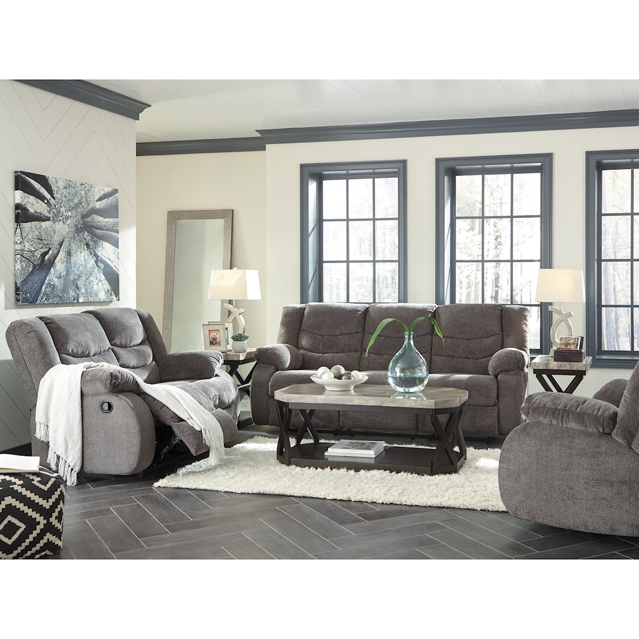 Ashley Furniture Signature Design Tulen Reclining Living Room Group