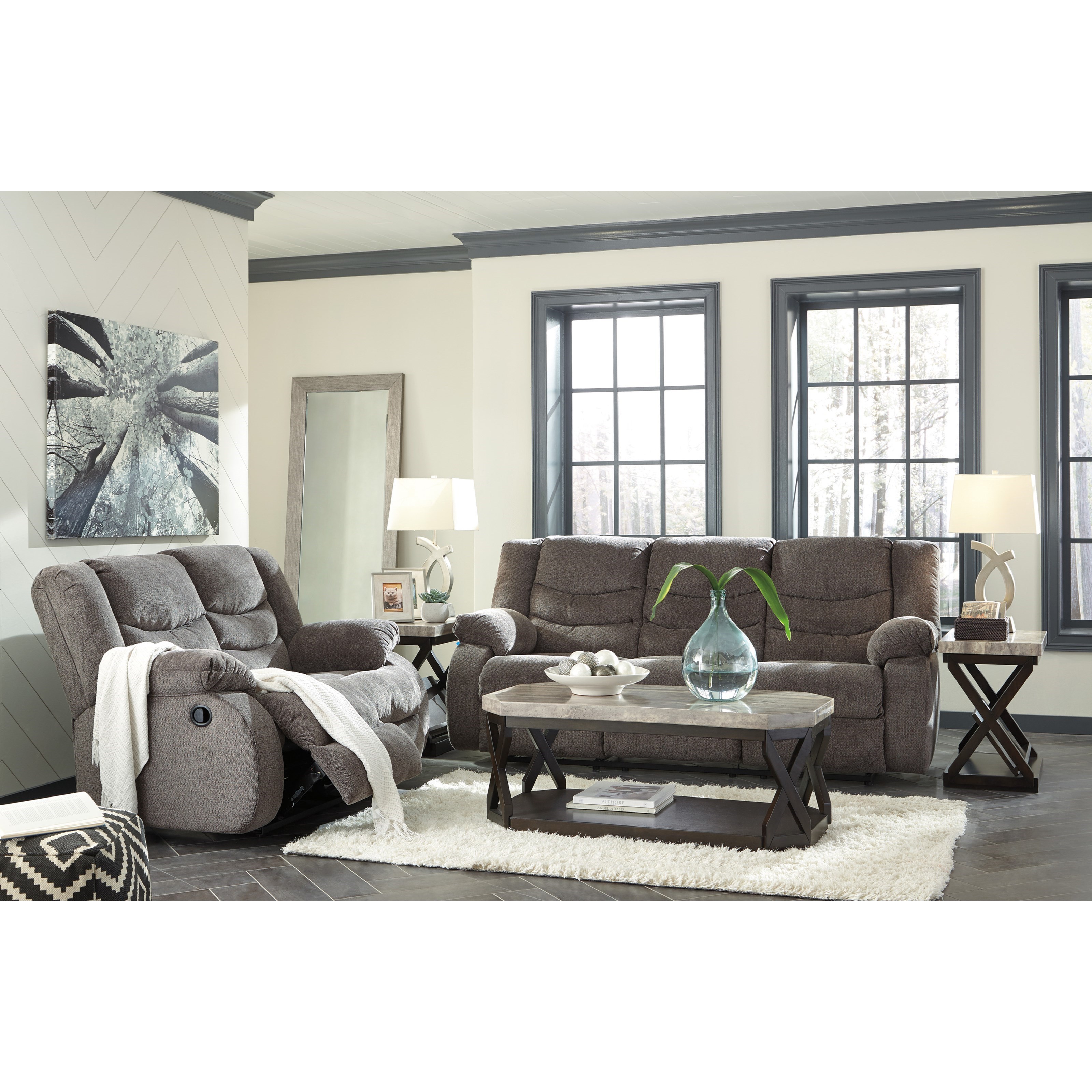 Tulen reclining online sofa and loveseat
