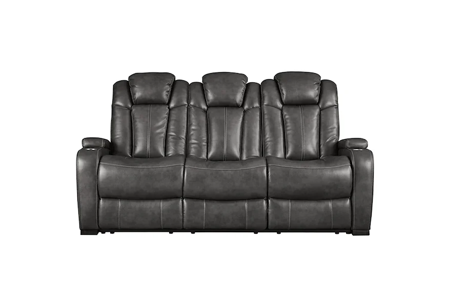 Turbulance Power Reclining Sofa w/ Adjustable Headrests by Signature Design by Ashley Furniture at Sam's Appliance & Furniture