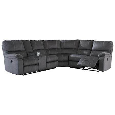 Casual Power Reclining Sectional