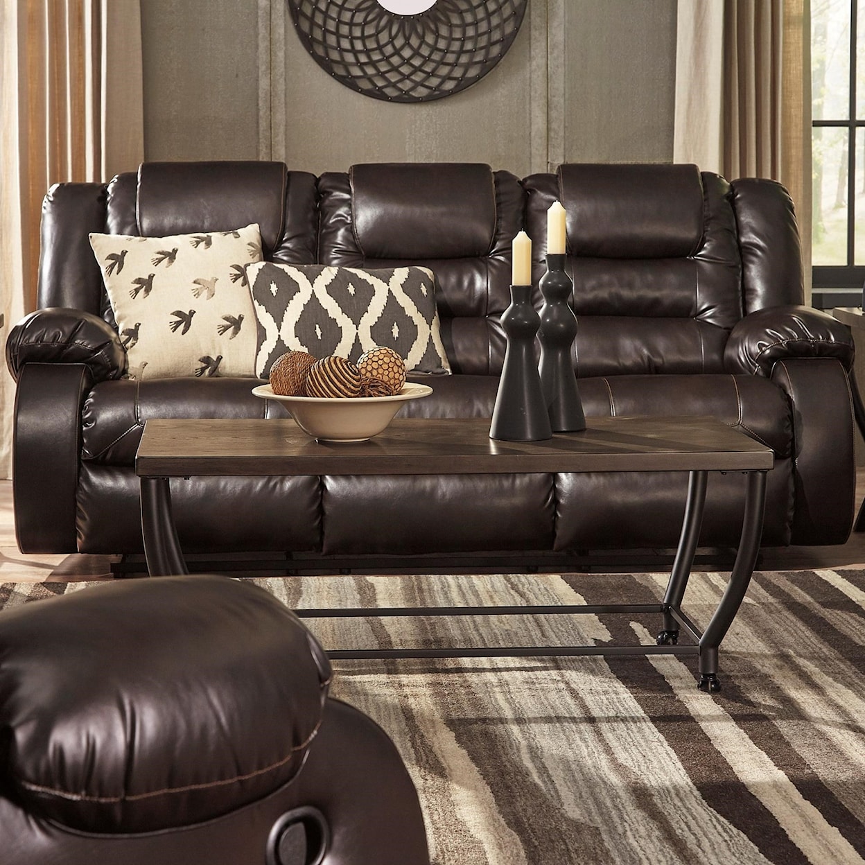 Ashley Furniture Signature Design Vacherie Reclining Sofa