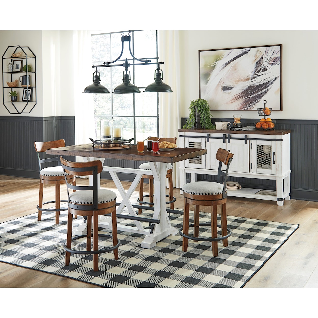Signature Design by Ashley Furniture Valebeck Casual Dining Room Group