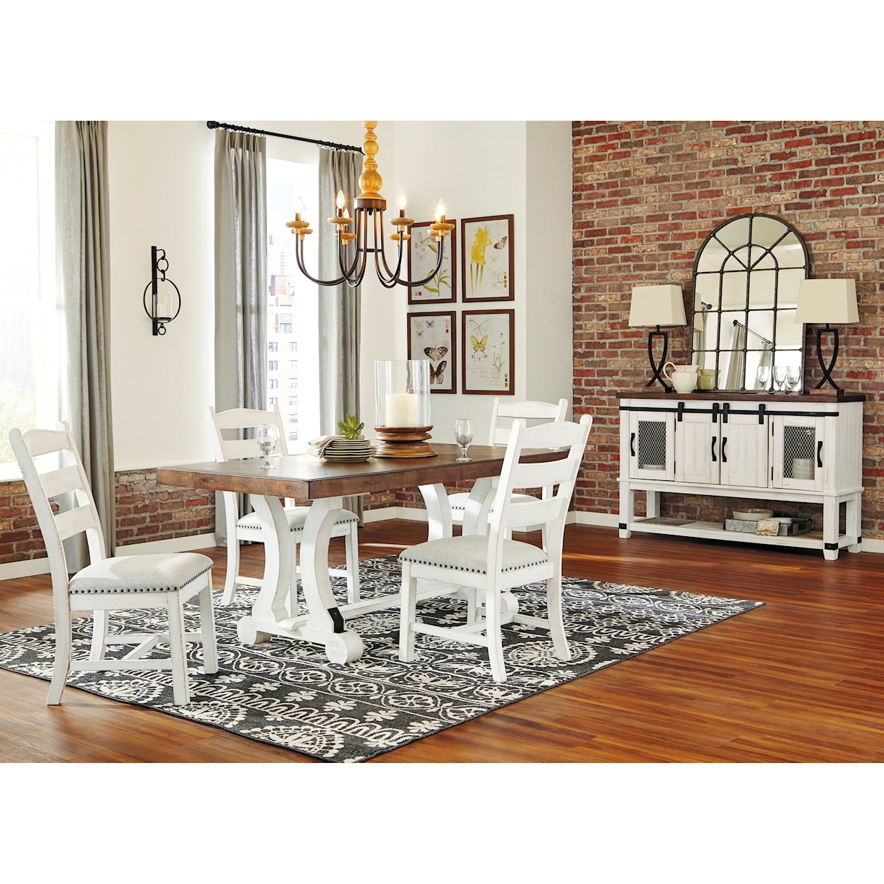 Ashley Furniture Signature Design Valebeck Casual Dining Room Group