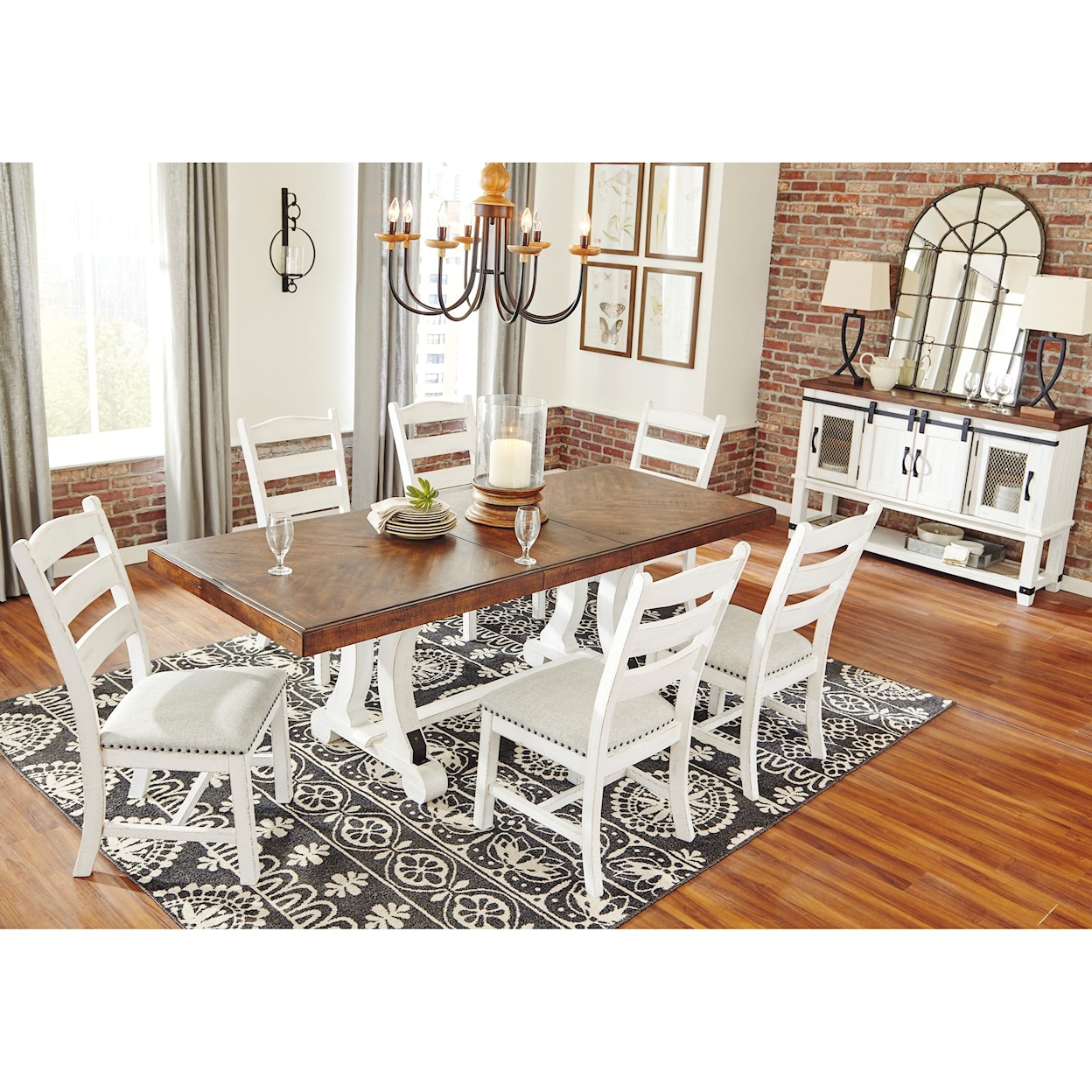 Signature Design by Ashley Furniture Valebeck Formal Dining Room Group