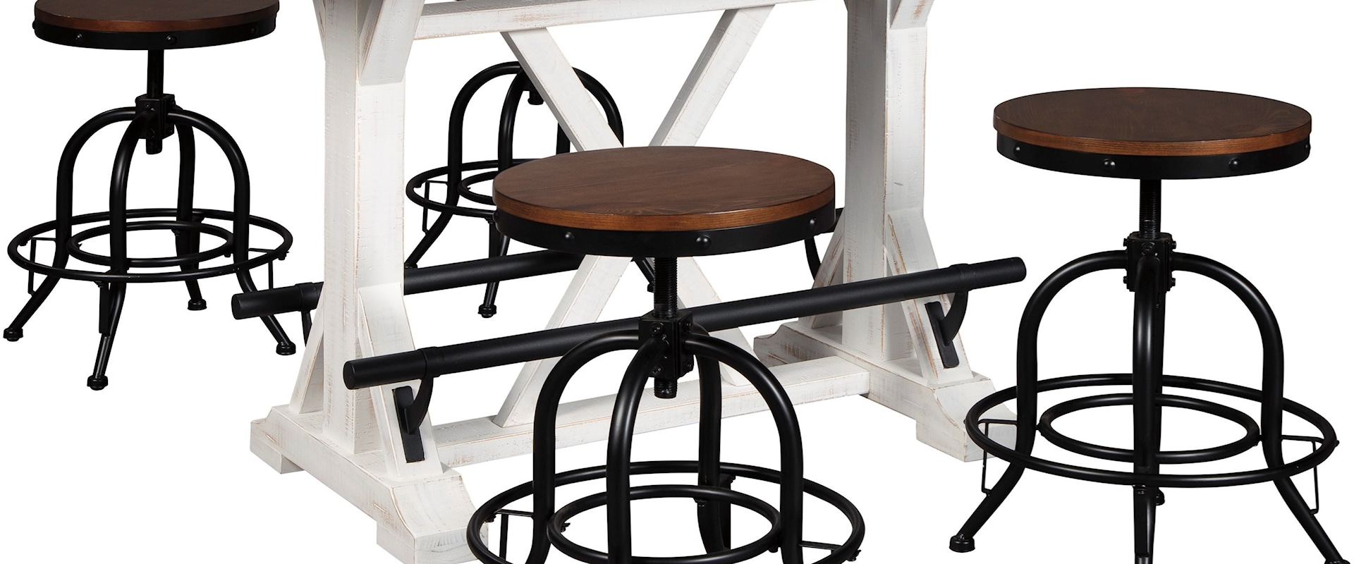 5-Piece Counter Height Dining Set