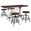 Signature Design by Ashley Valebeck 5-Piece Counter Height Dining Set