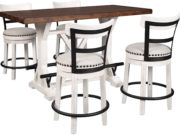 5-Piece Counter Height Table Set