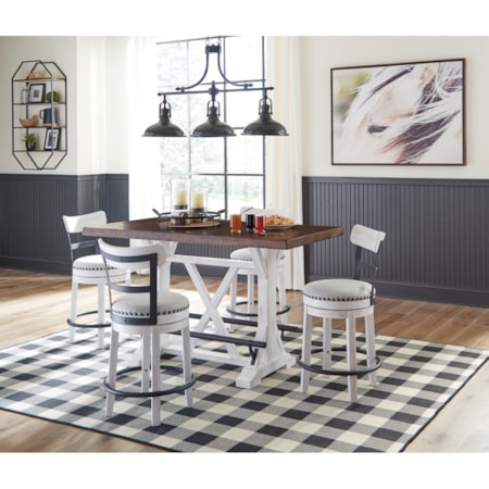 5-Piece Counter Height Table Set