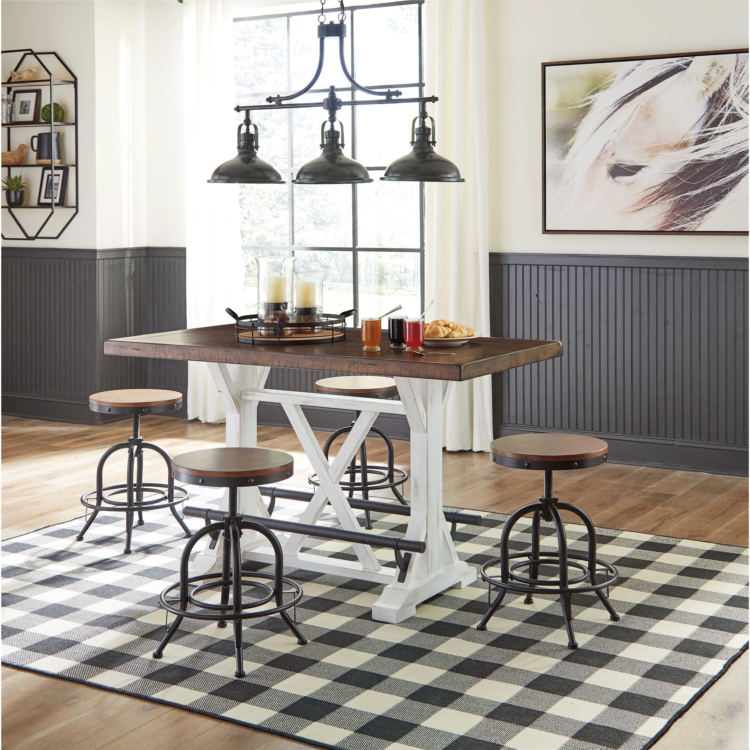 Counter Height Swivel Barstool