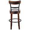 Signature Design by Ashley Valebeck Upholstered Swivel Barstool