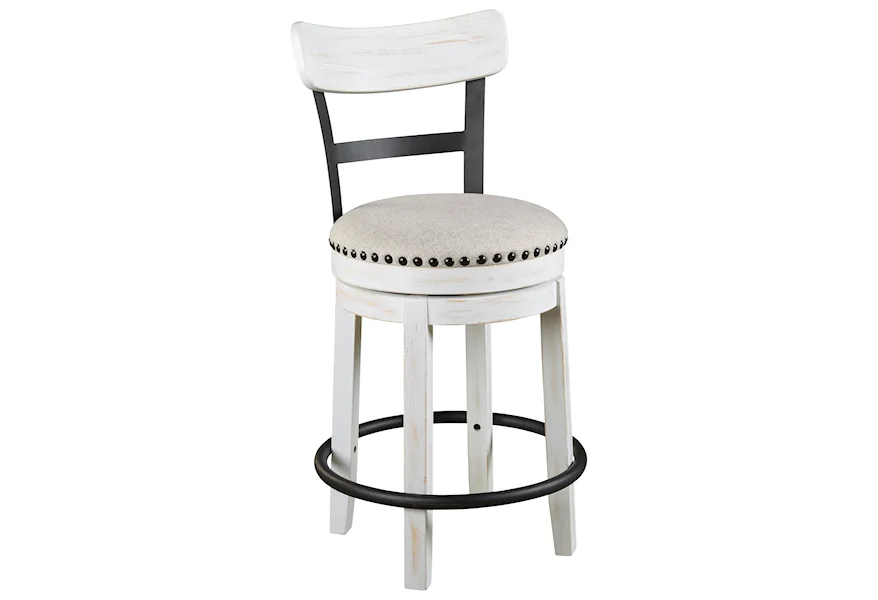 Valebeck Counter Height Swivel Barstool by Signature Design by Ashley Furniture at Sam's Appliance & Furniture
