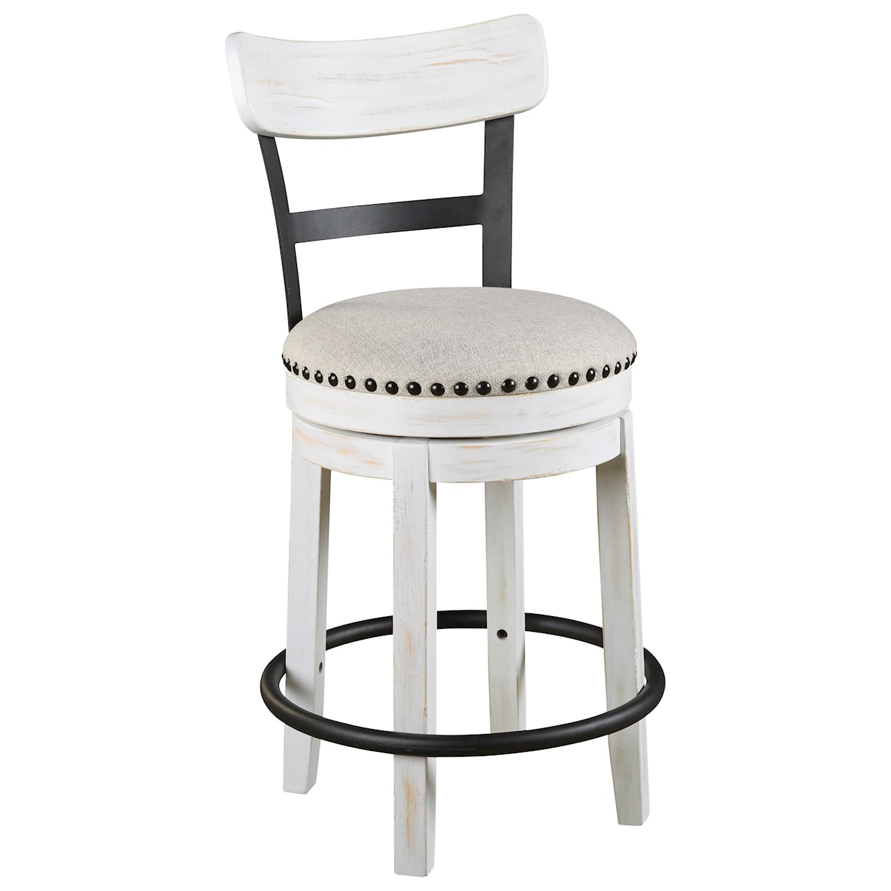 Signature Design Valebeck Counter Height Swivel Barstool