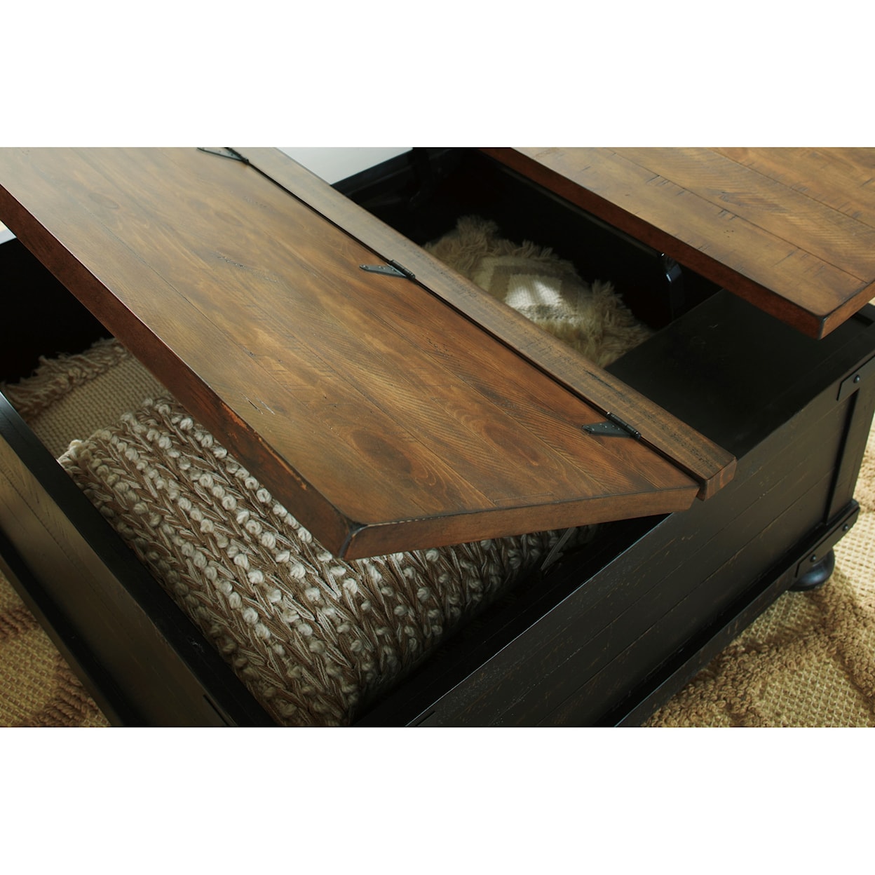 Signature Design by Ashley Valebeck Lift-Top Storage Cocktail Table