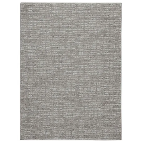 Norris Taupe/White Large Rug