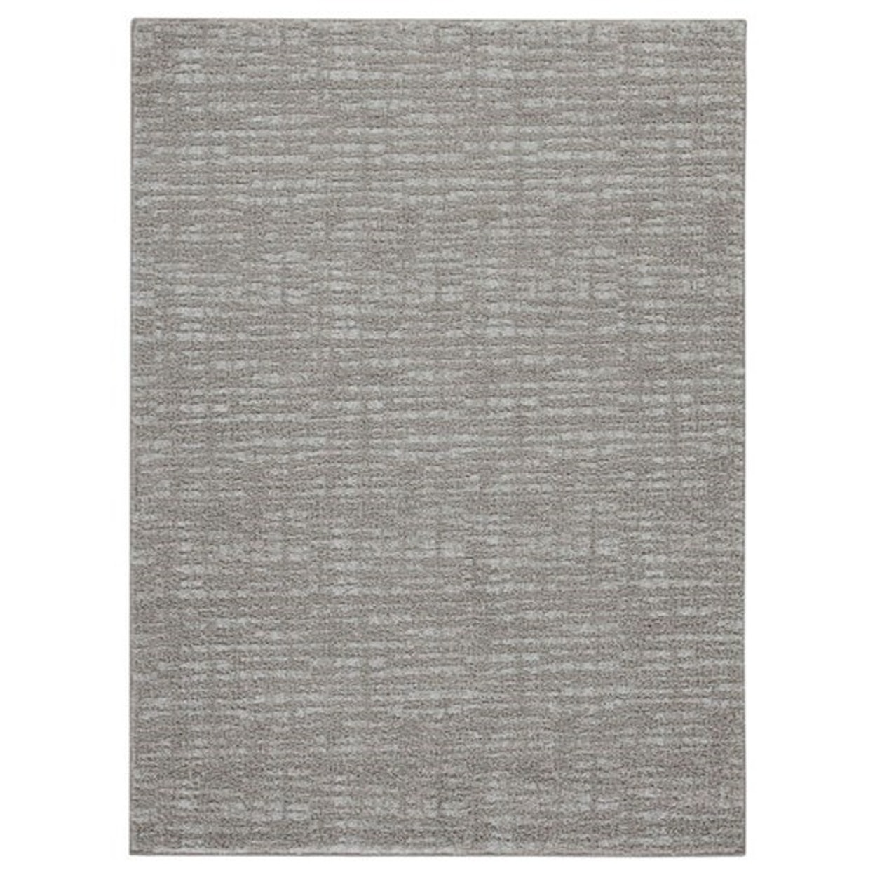 Benchcraft Casual Area Rugs Norris Taupe/White Large Rug