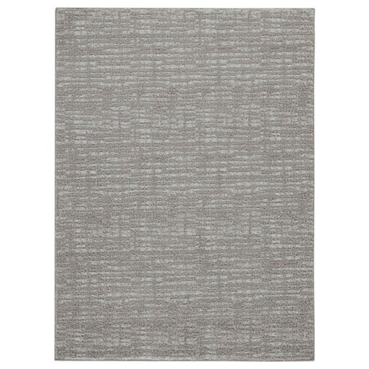 Signature Casual Area Rugs Norris Taupe/White Large Rug