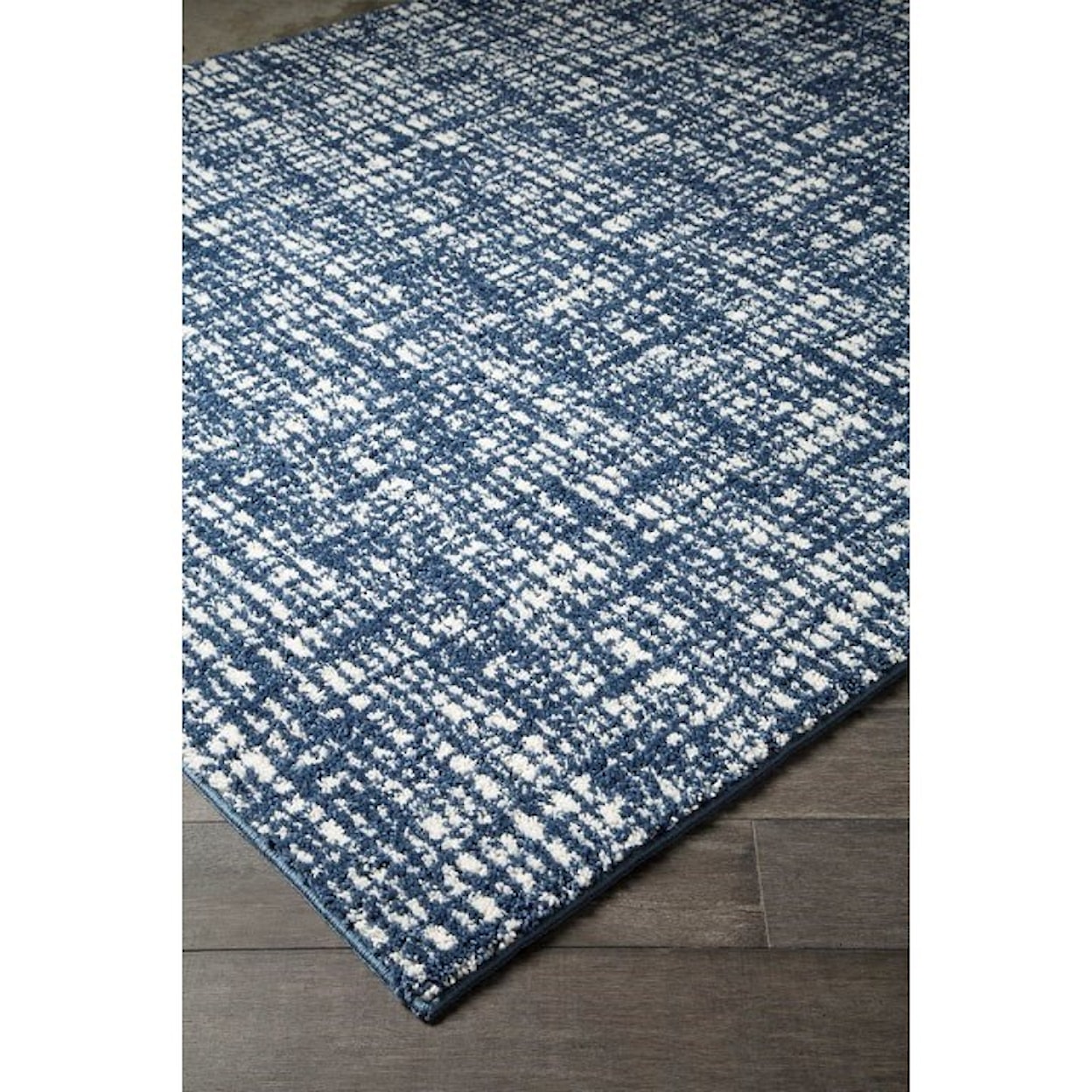 Ashley Furniture Signature Design Casual Area Rugs Norris Blue/White Large Rug