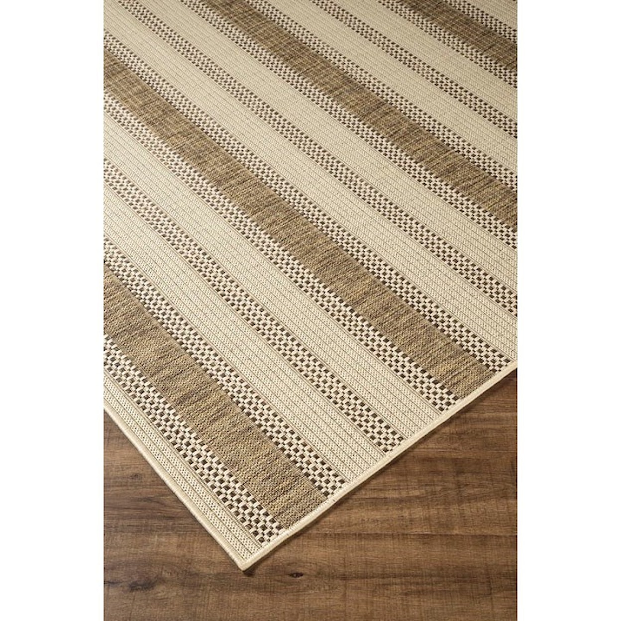 Ashley Furniture Signature Design Casual Area Rugs Makai Beige/Brown Medium Rug