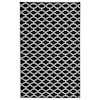 Ashley Furniture Signature Design Casual Area Rugs Nathanael Black/White Medium Rug