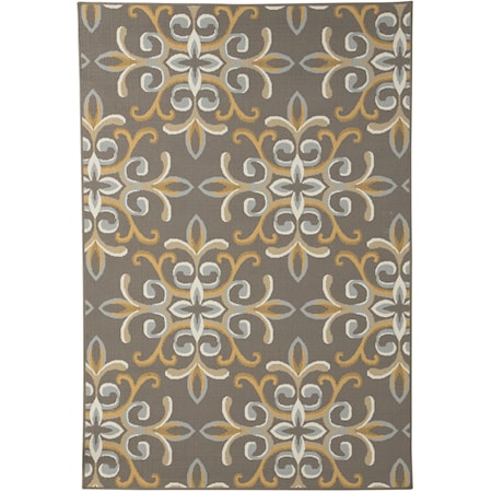 Savery Brown/Gold Medium Rug