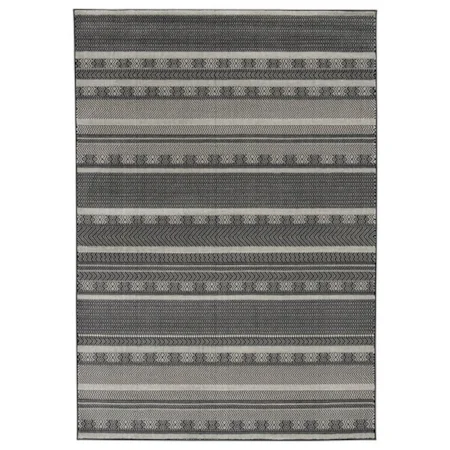 Jeven Black/Cream Large Rug