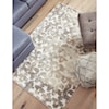 Signature Design by Ashley Casual Area Rugs Jiro Brown/Cream Large Rug