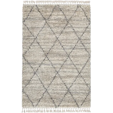 Abdalah Gray/Cream Medium Rug