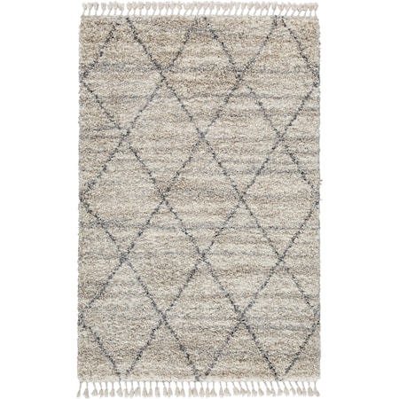 Abdalah Gray/Cream Medium Rug