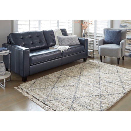 Abdalah Gray/Cream Medium Rug