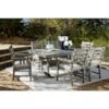 Ashley Signature Design Visola 7-Piece Rectangular Table Set