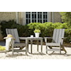 Benchcraft Visola 3-Piece Adirondack Chairs and Table Set