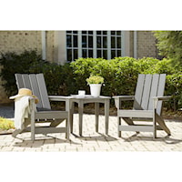 3-Piece Adirondack Chairs and Table Set