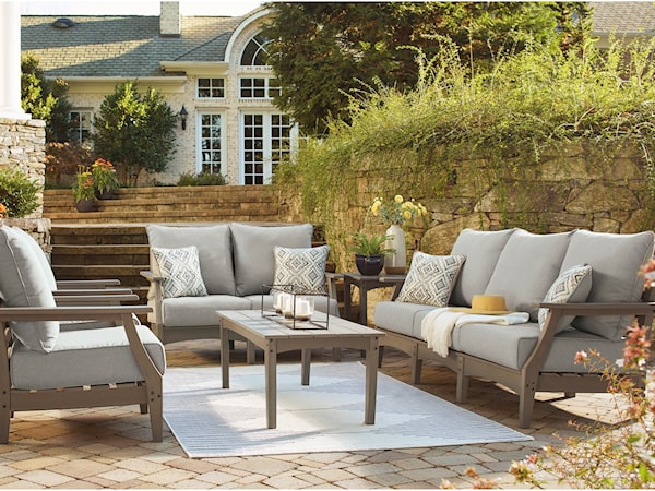 Outdoor Sofa, Loveseat, Chairs, & Table Set