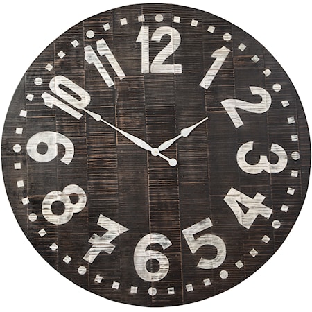 Brone Black/White Wall Clock