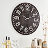 Signature Design by Ashley Wall Art Brone Black/White Wall Clock