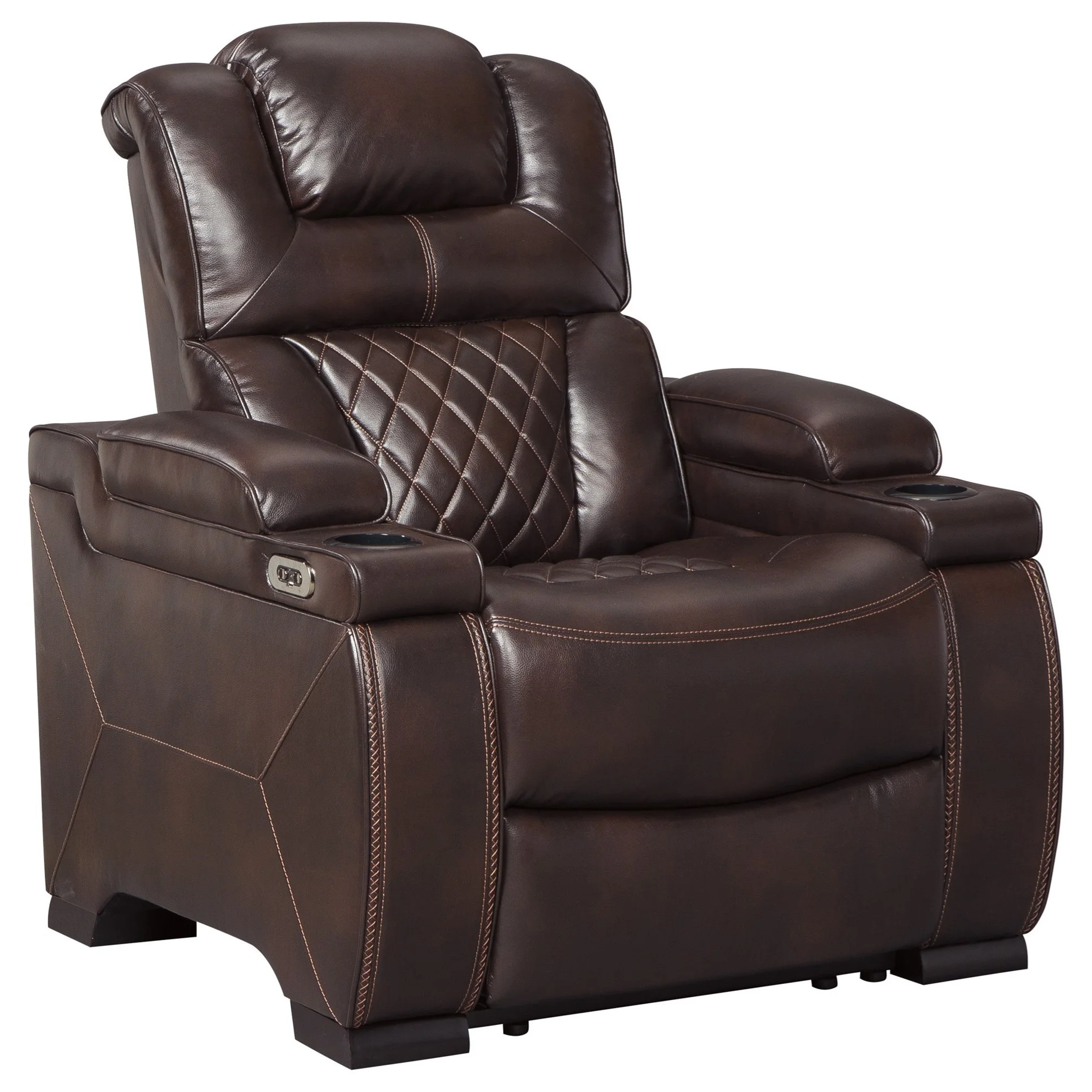 Signature Design by Ashley Warnerton ASHH7540713 Power Recliner with Adjustable Headrest