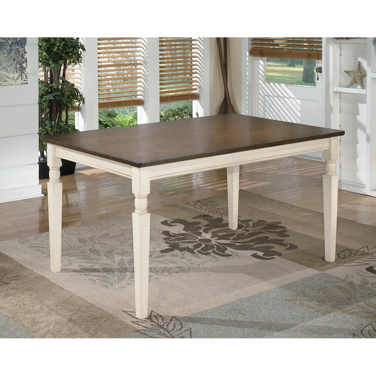 Michael Alan Select Whitesburg 6-Piece Rectangular Table Set with Bench