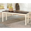 Ashley Signature Design Whitesburg 6-Piece Rectangular Table Set with Bench