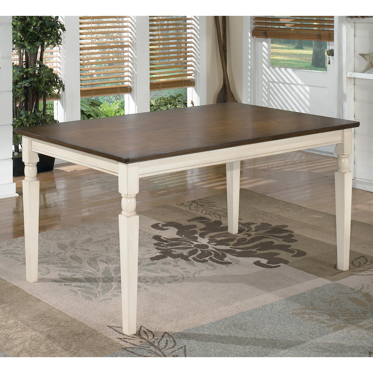 Ashley Furniture Signature Design Whitesburg Rectangular Dining Room Table
